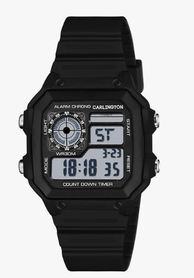 Carlington Endurance Series Digital Wrist Watches for Men with Transparent Case Cover – CT_9079